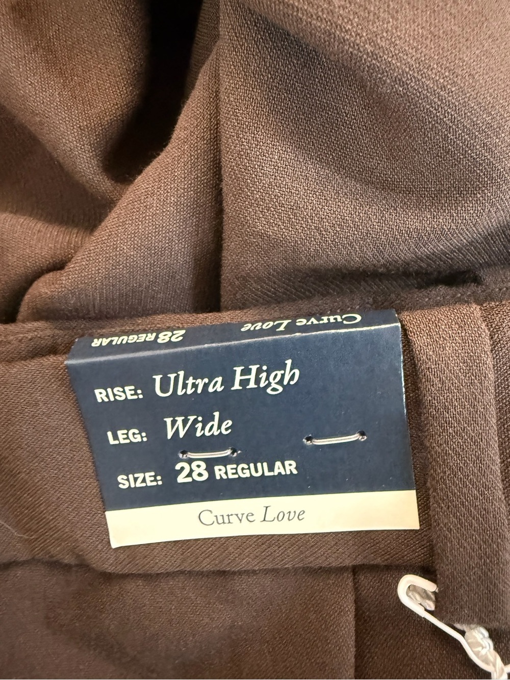 Abercrombie & Fitch NWT Size 28 Curve Love Ultra High Wide Leg Sloane Tailored - Picture 6 of 12